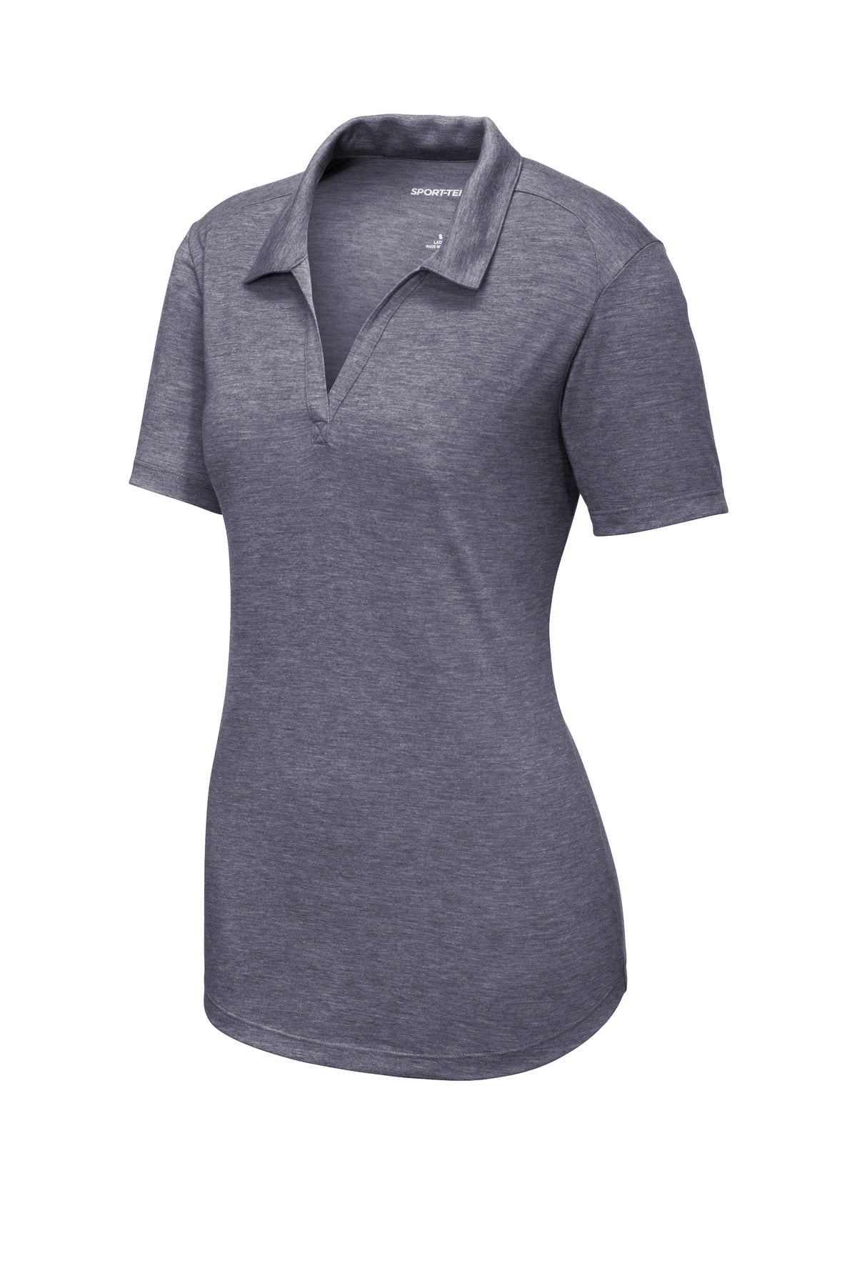 Sport-Tek  Women's PosiCharge  Tri-Blend Wicking Polo. LST405