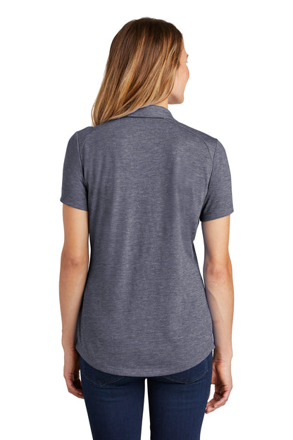 Custom Embroidered Sport-Tek  Women's PosiCharge  Tri-Blend Wicking Polo. LST405,True Navy Heather
