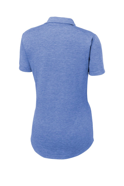 Sport-Tek  Women's PosiCharge  Tri-Blend Wicking Polo. LST405