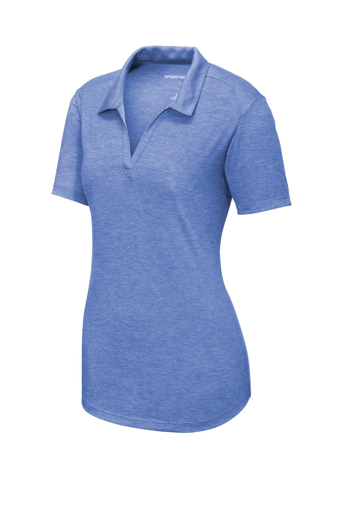 Sport-Tek  Women's PosiCharge  Tri-Blend Wicking Polo. LST405