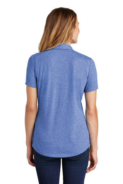 Custom Embroidered Sport-Tek  Women's PosiCharge  Tri-Blend Wicking Polo. LST405,True Royal Heather