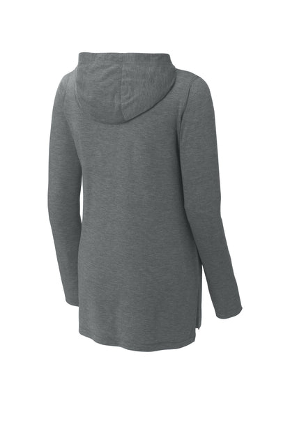 Sport-Tek Women's PosiCharge  Tri-Blend Wicking Long Sleeve Hoodie LST406
