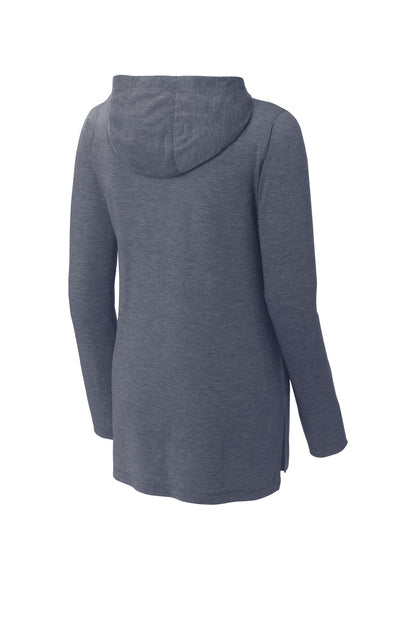 Sport-Tek Women's PosiCharge  Tri-Blend Wicking Long Sleeve Hoodie LST406