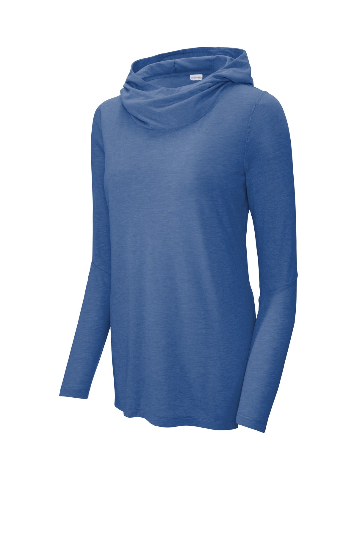 Sport-Tek Women's PosiCharge  Tri-Blend Wicking Long Sleeve Hoodie LST406