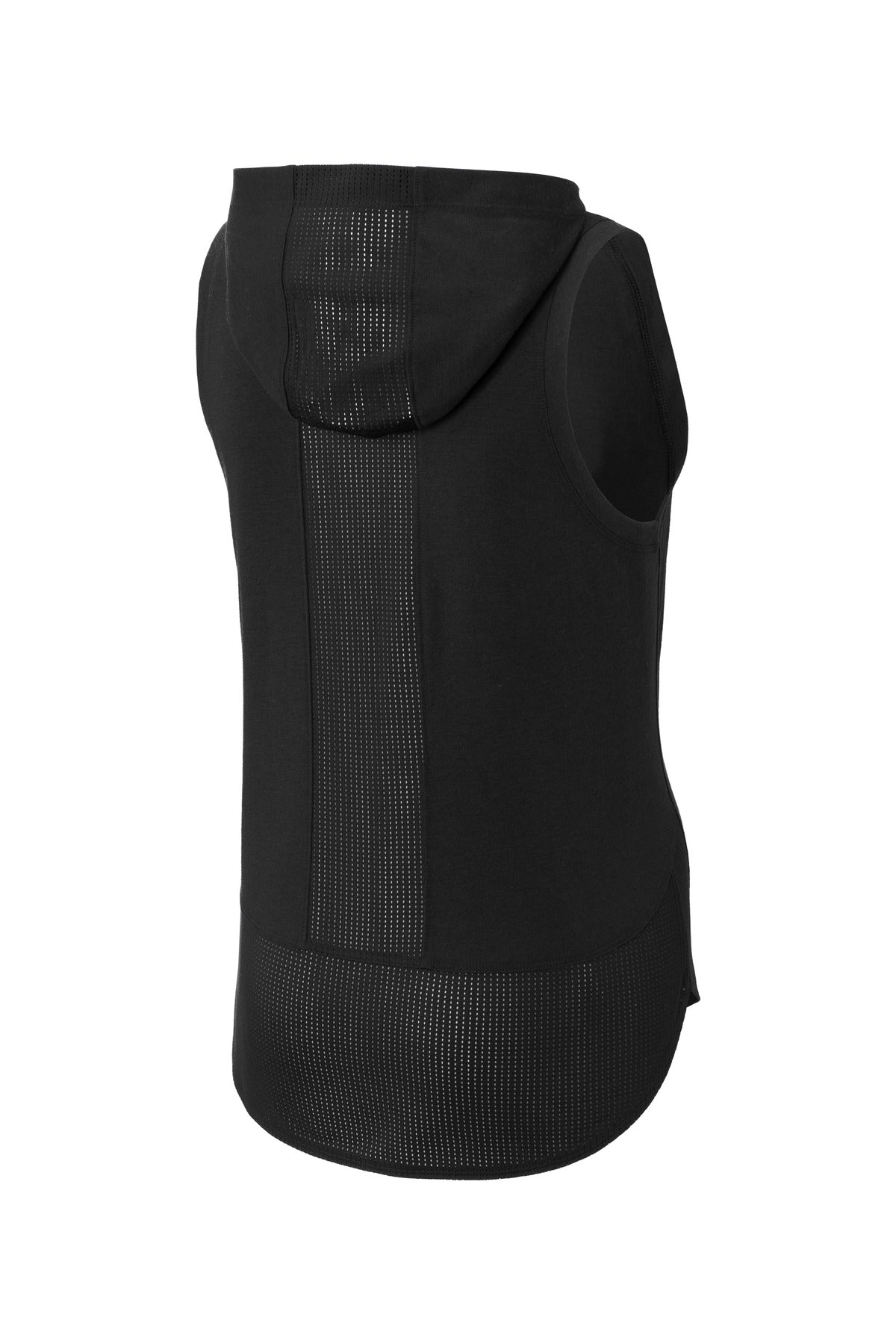 Sport-Tek  Women's PosiCharge  Tri-Blend Wicking Draft Hoodie Tank. LST410
