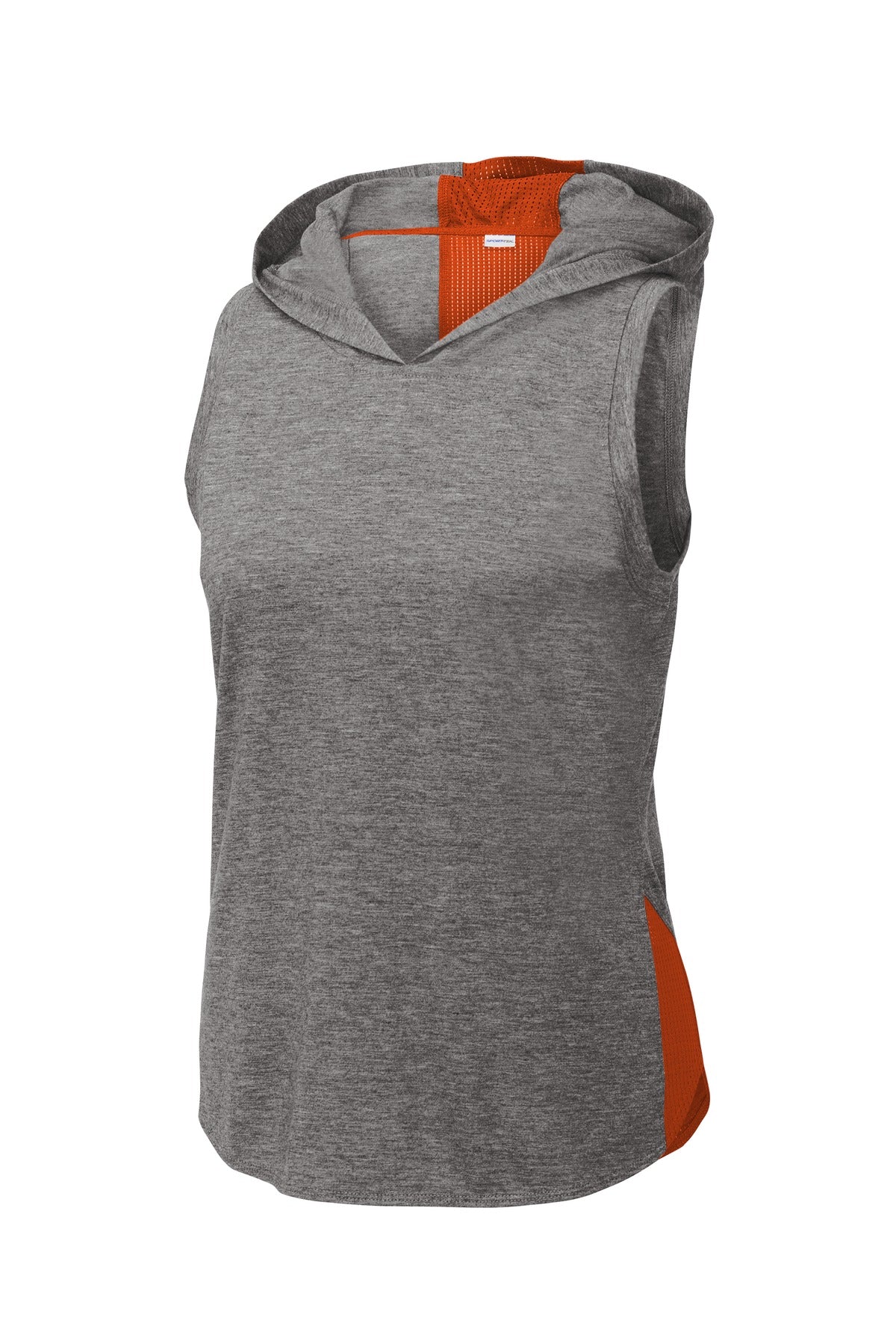 Sport-Tek  Women's PosiCharge  Tri-Blend Wicking Draft Hoodie Tank. LST410