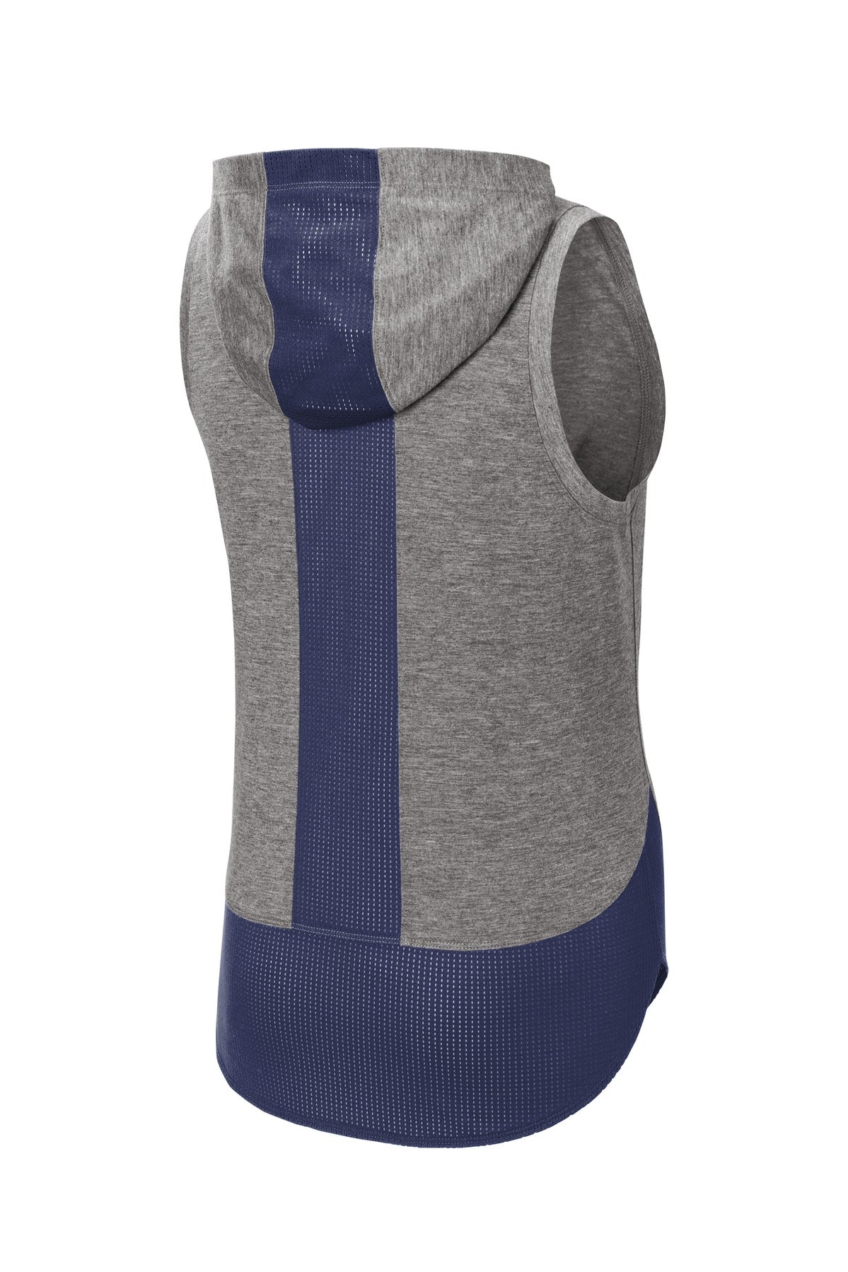 Sport-Tek  Women's PosiCharge  Tri-Blend Wicking Draft Hoodie Tank. LST410