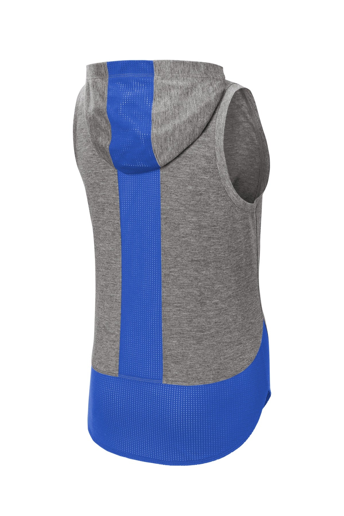 Sport-Tek  Women's PosiCharge  Tri-Blend Wicking Draft Hoodie Tank. LST410