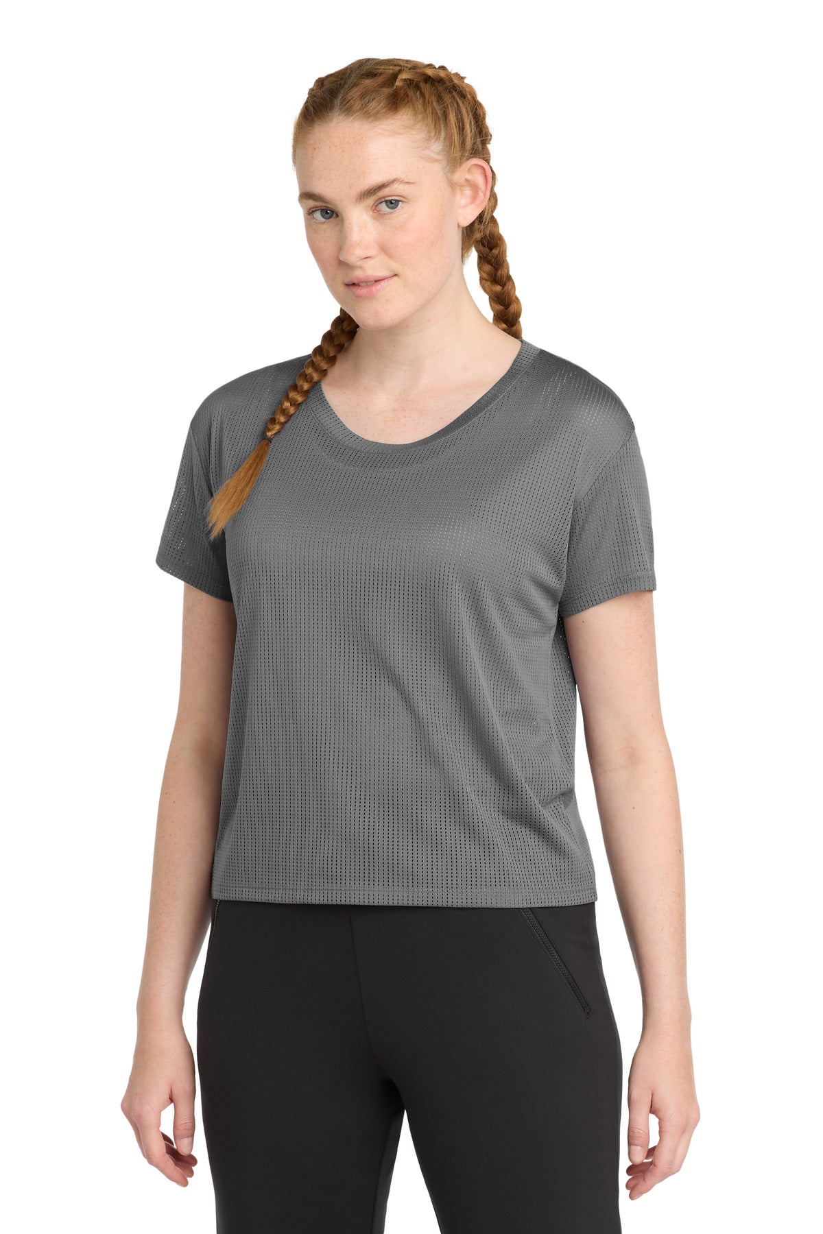 Custom Embroidered Sport-Tek T-Shirts  in Dark Grey
