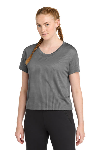 Custom Embroidered Sport-Tek T-Shirts  in Dark Grey