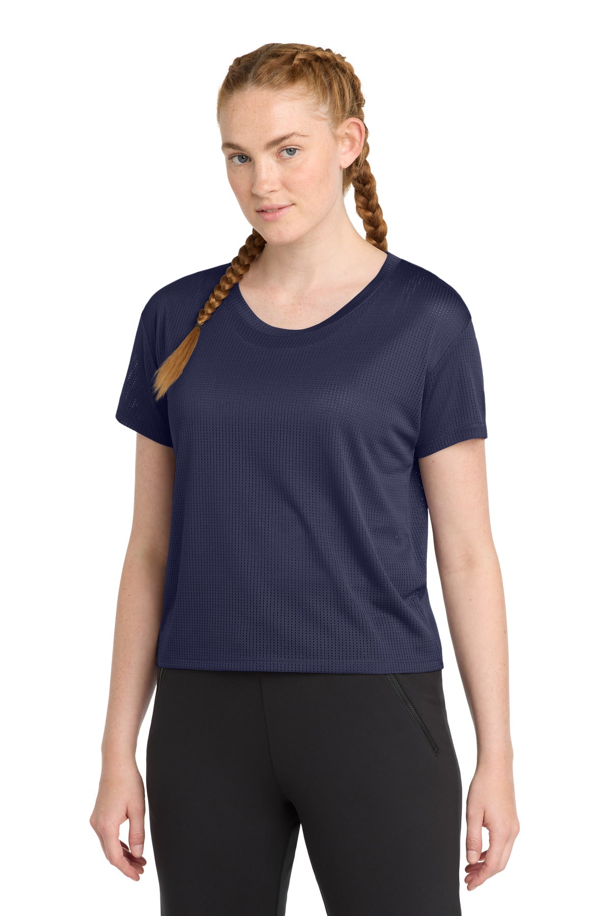Custom Embroidered Sport-Tek T-Shirts  in True Navy