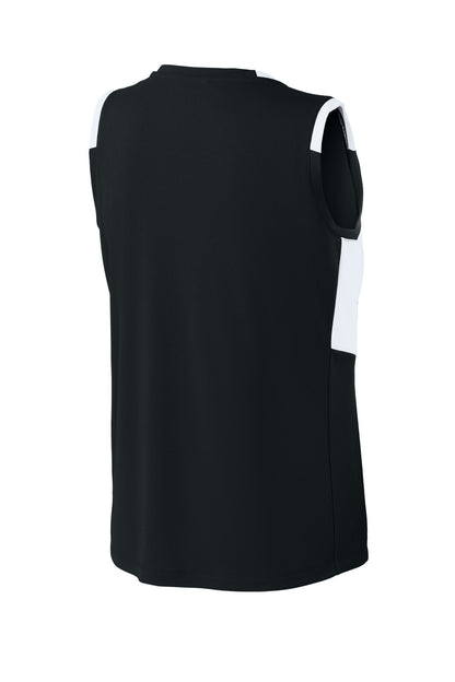 Sport-Tek Women's Club Sleeveless V-Neck LST441