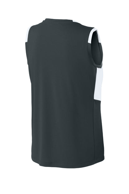 Sport-Tek Women's Club Sleeveless V-Neck LST441
