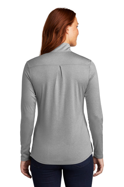 Custom Embroidered Sport-Tek  Women's Endeavor 1/2-Zip Pullover. LST469,Light Grey Heather