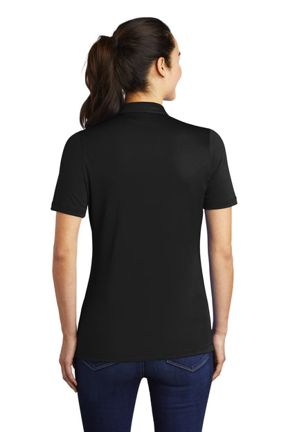 Custom Embroidered Sport-Tek Women's Posi-UV  Pro Polo.  LST520,Black