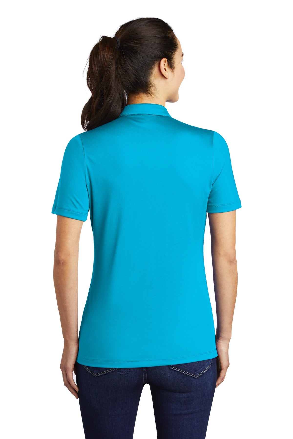 Custom Embroidered Sport-Tek Women's Posi-UV  Pro Polo.  LST520,Sapphire