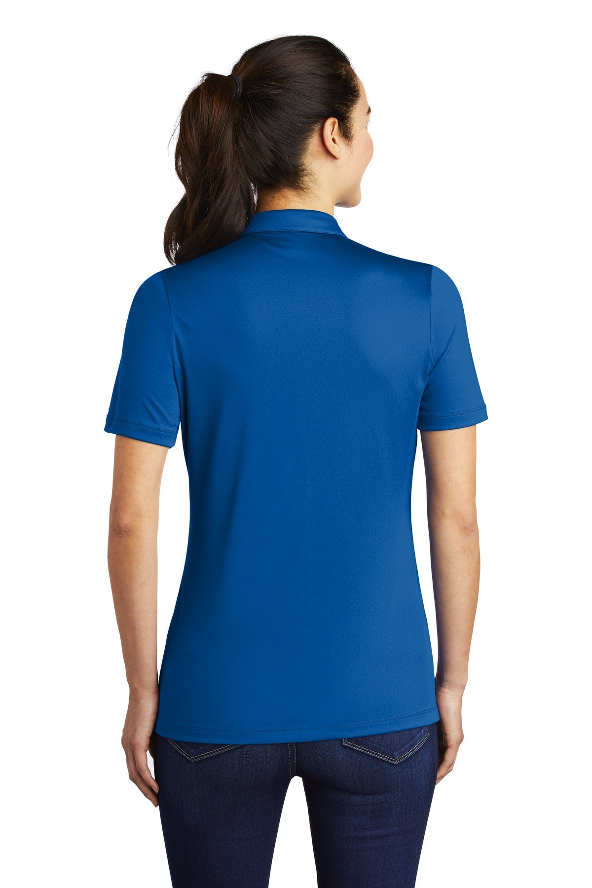 Custom Embroidered Sport-Tek Women's Posi-UV  Pro Polo.  LST520,True Royal