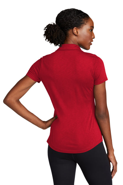 Custom Embroidered Sport-Tek Women's PosiCharge Strive Polo. LST530,Deep Red