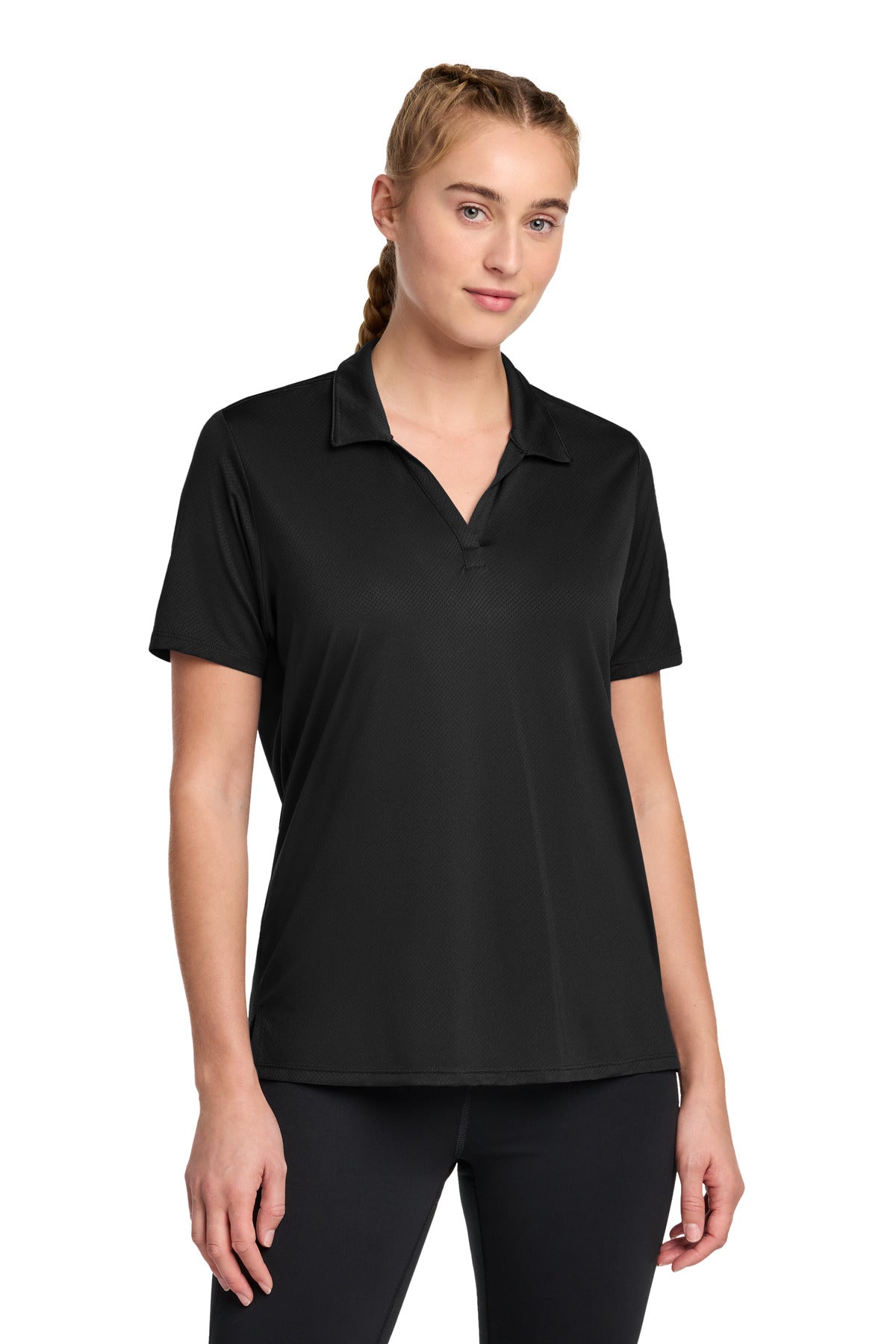 Custom Embroidered Sport-Tek Polos/Knits in Black