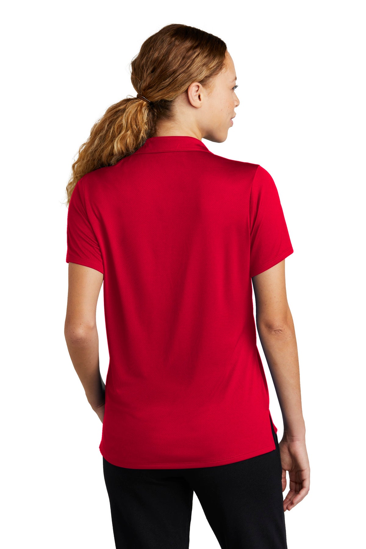 Custom Embroidered Sport-Tek Women's Sideline Polo LST535,Deep Red