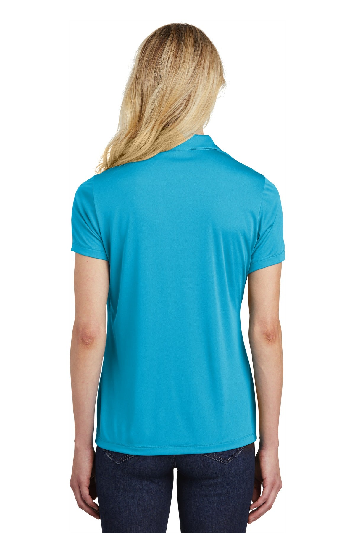 Custom Embroidered Sport-Tek  Women's PosiCharge  Competitor  Polo. LST550,Atomic Blue