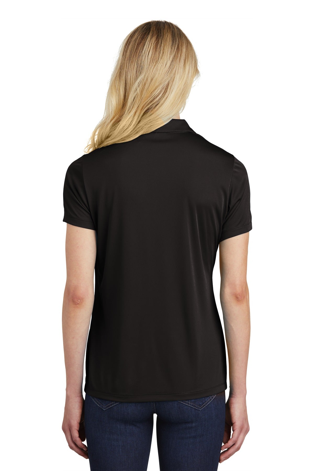 Custom Embroidered Sport-Tek  Women's PosiCharge  Competitor  Polo. LST550,Black
