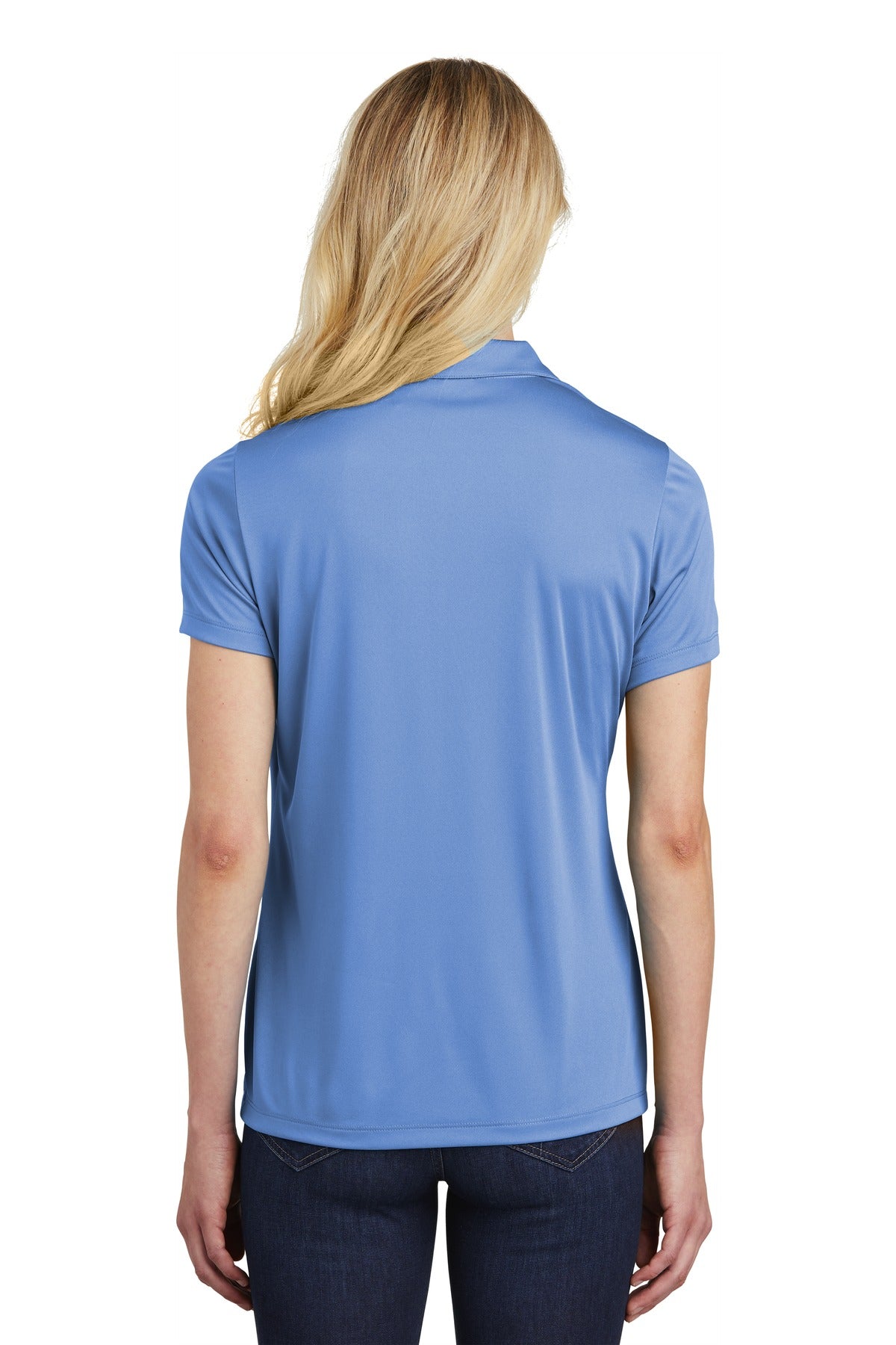 Custom Embroidered Sport-Tek  Women's PosiCharge  Competitor  Polo. LST550,Carolina Blue