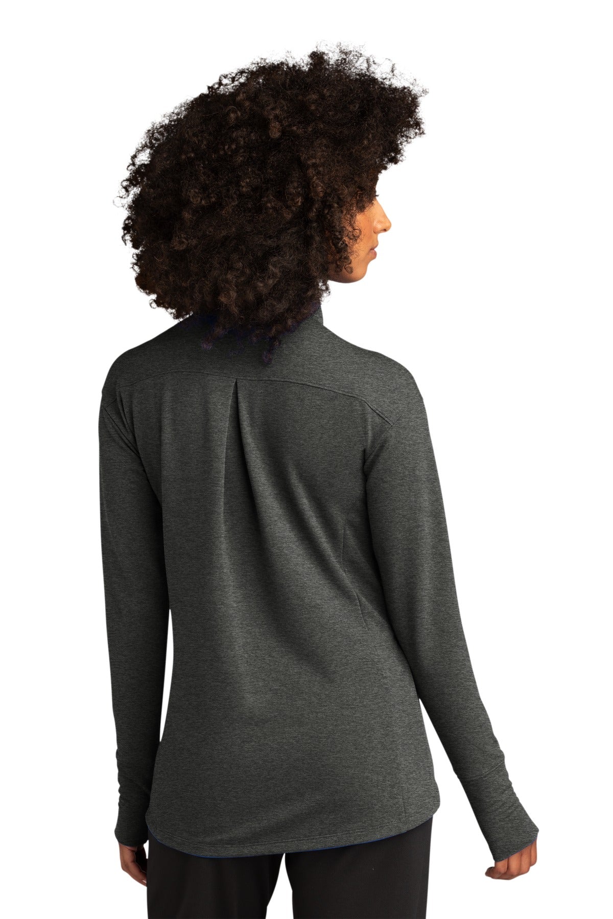 Custom Embroidered Sport-Tek Women's Sport-Wick Flex Fleece Full-Zip. LST560,Dark Grey Heather