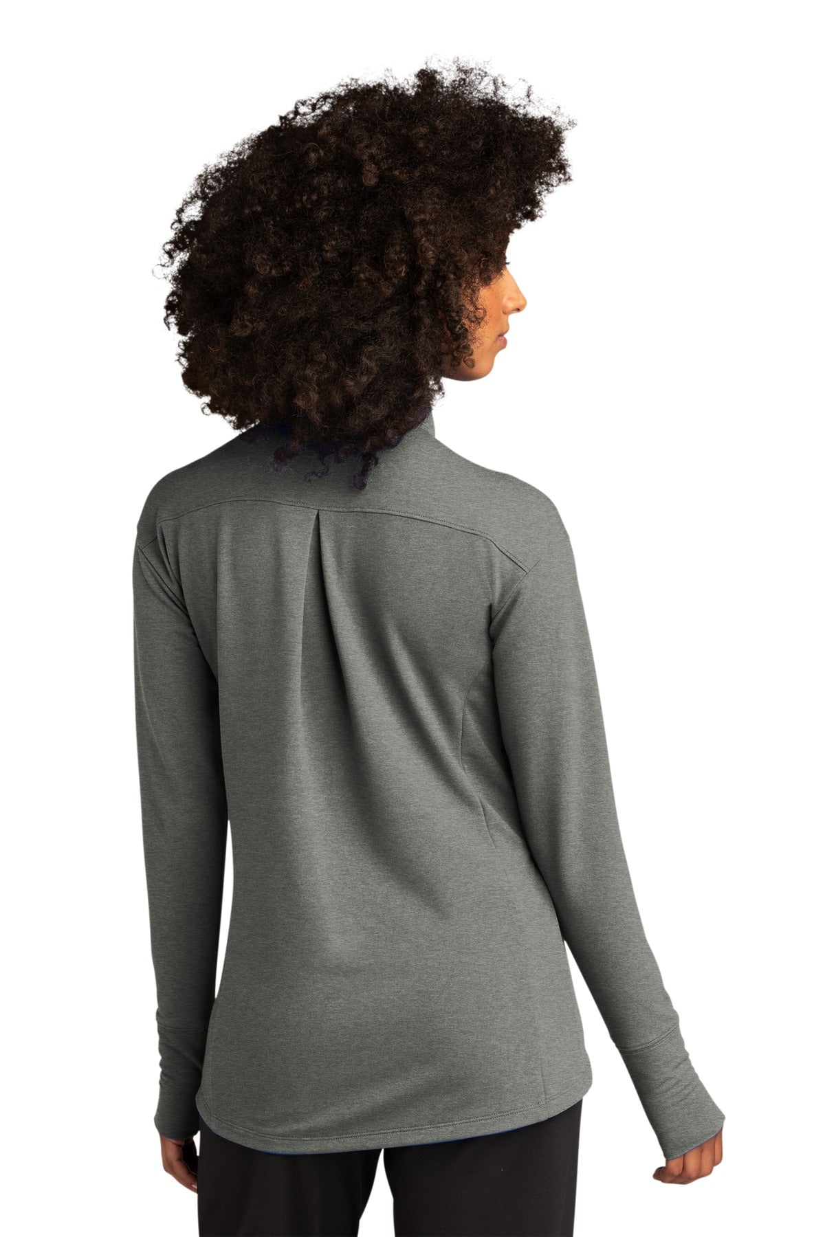 Custom Embroidered Sport-Tek Women's Sport-Wick Flex Fleece Full-Zip. LST560,Light Grey Heather