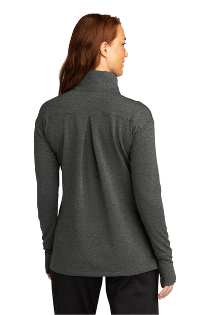 Custom Embroidered Sport-Tek Women's Sport-Wick Flex Fleece 1/4-Zip. LST561,Dark Grey Heather