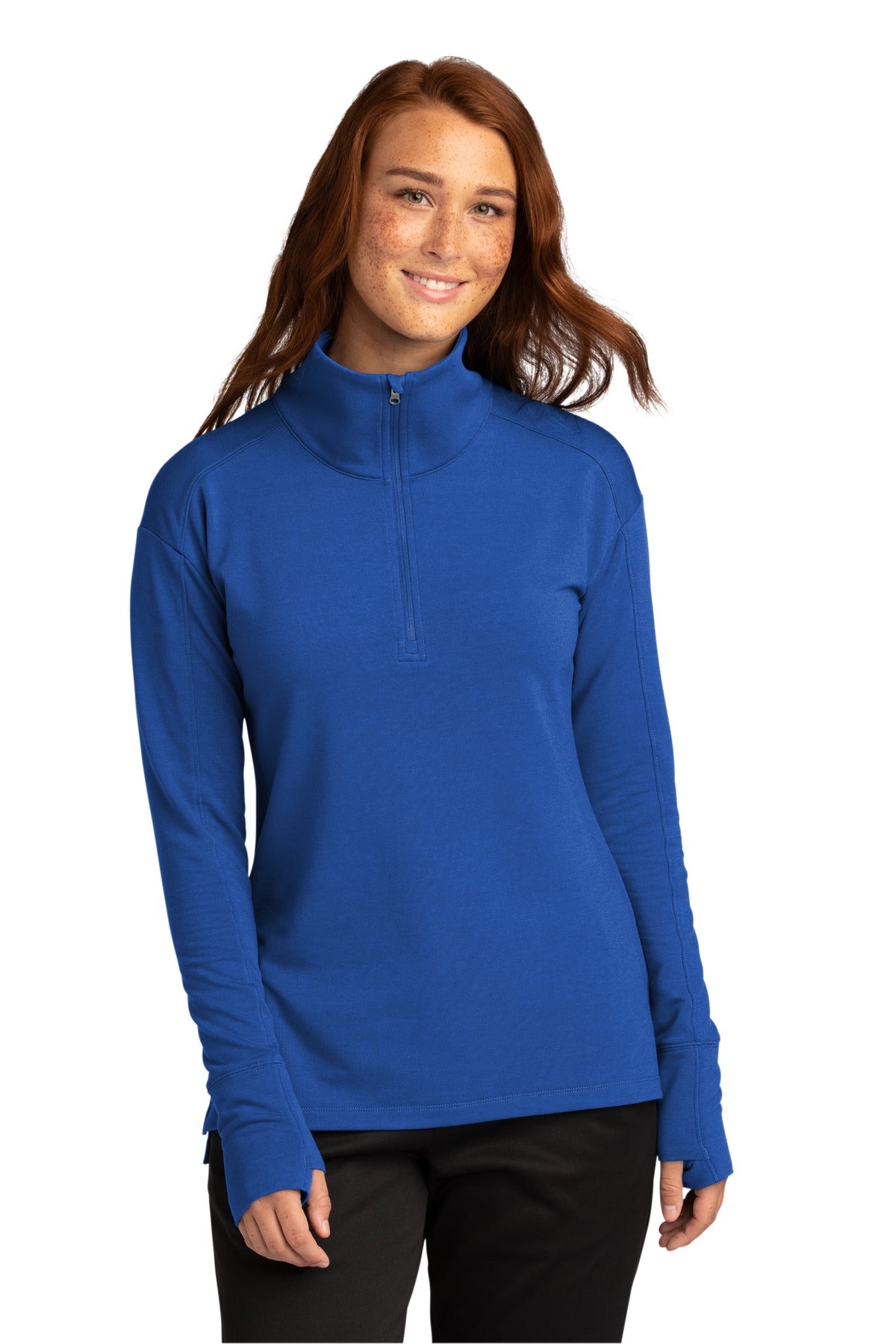 Sport-Tek Women's Sport-Wick Flex Fleece 1/4-Zip. LST561