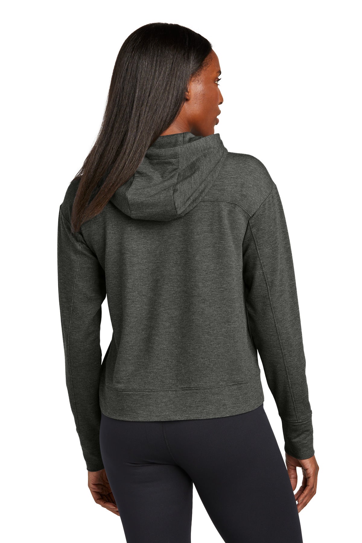 Custom Embroidered Sport-Tek Women's Sport-Wick Flex Fleece Pullover Hoodie LST562,Dark Grey Heather