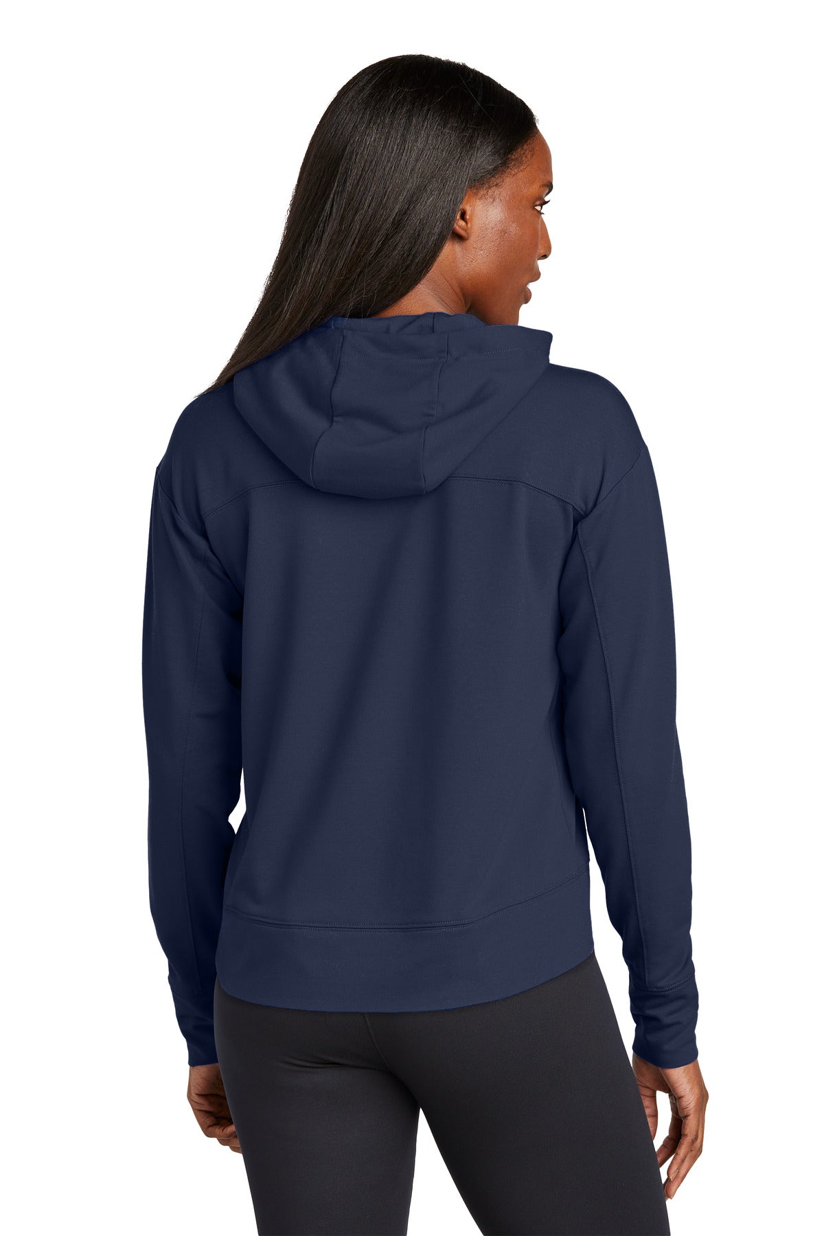 Custom Embroidered Sport-Tek Women's Sport-Wick Flex Fleece Pullover Hoodie LST562,True Navy