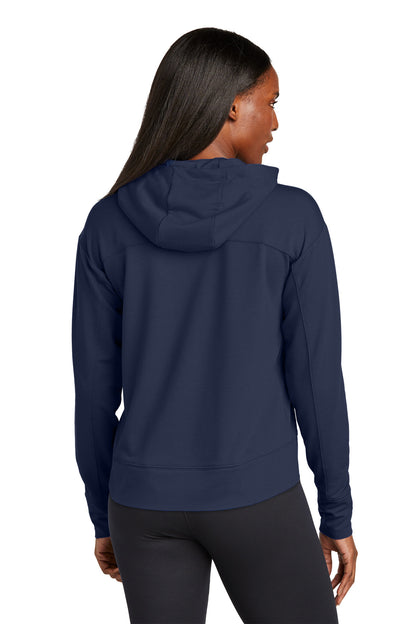 Custom Embroidered Sport-Tek Women's Sport-Wick Flex Fleece Pullover Hoodie LST562,True Navy