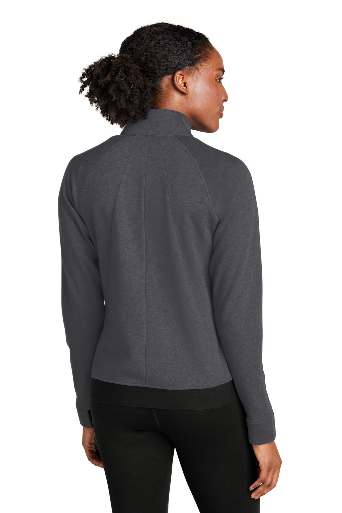 Custom Embroidered Sport-Tek Women's PosiCharge Strive Full-Zip LST570,Graphite