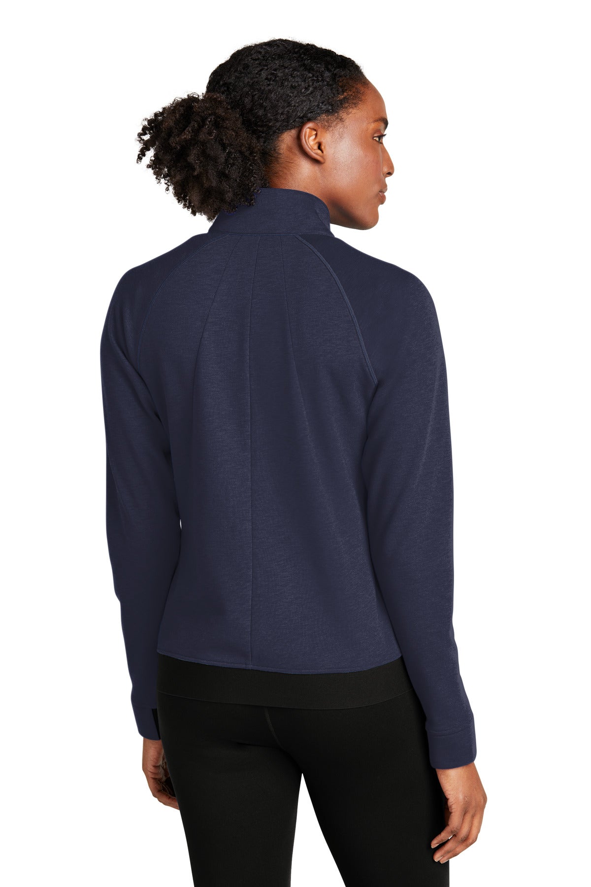 Custom Embroidered Sport-Tek Women's PosiCharge Strive Full-Zip LST570,True Navy