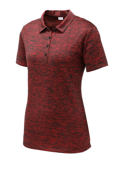 Sport-Tek  Women's PosiCharge  Electric Heather Polo. LST590