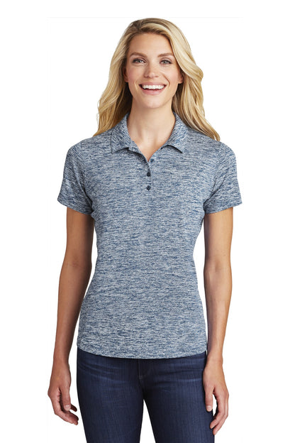 Sport-Tek  Women's PosiCharge  Electric Heather Polo. LST590