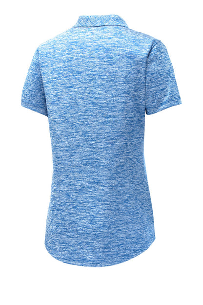Sport-Tek  Women's PosiCharge  Electric Heather Polo. LST590