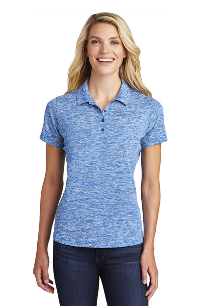 Sport-Tek  Women's PosiCharge  Electric Heather Polo. LST590