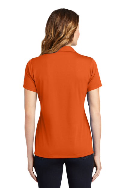 Custom Embroidered Sport-Tek Women's PosiCharge RacerMesh Polo. LST640,Deep Orange