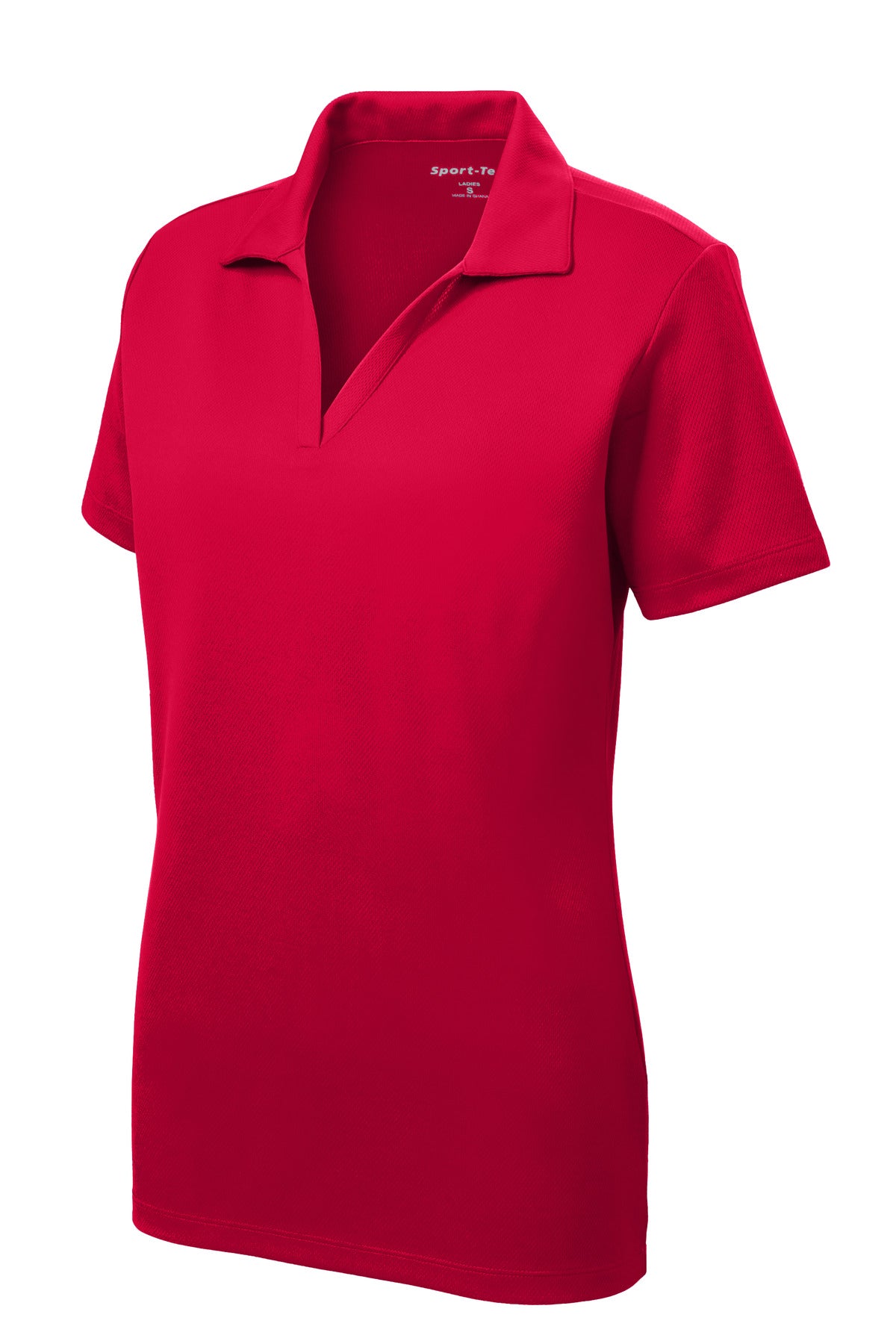 Sport-Tek Women's PosiCharge RacerMesh Polo. LST640 Deep Red