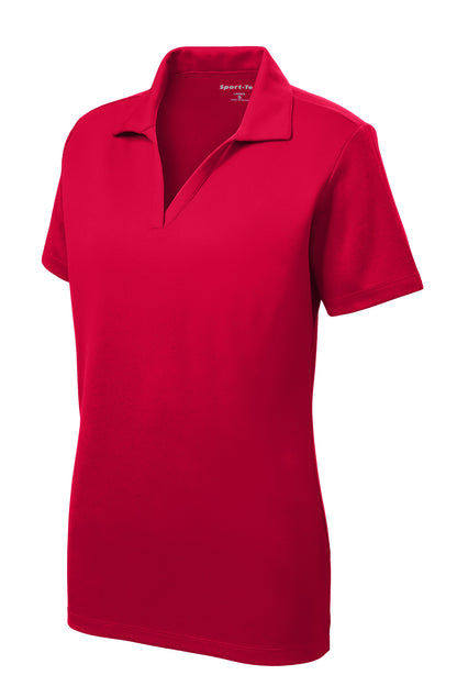 Sport-Tek Women's PosiCharge RacerMesh Polo. LST640 Deep Red