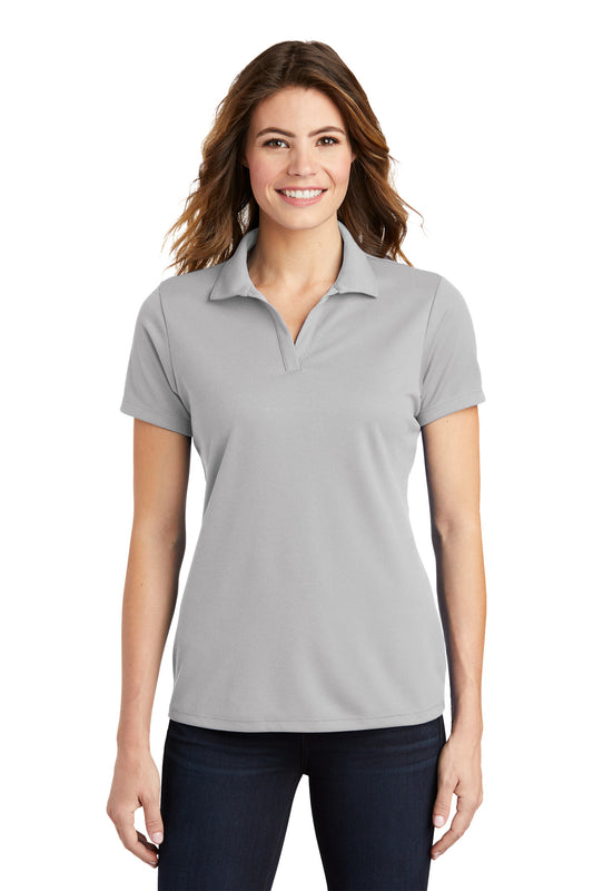 Sport-Tek Women's PosiCharge RacerMesh Polo. LST640 Silver
