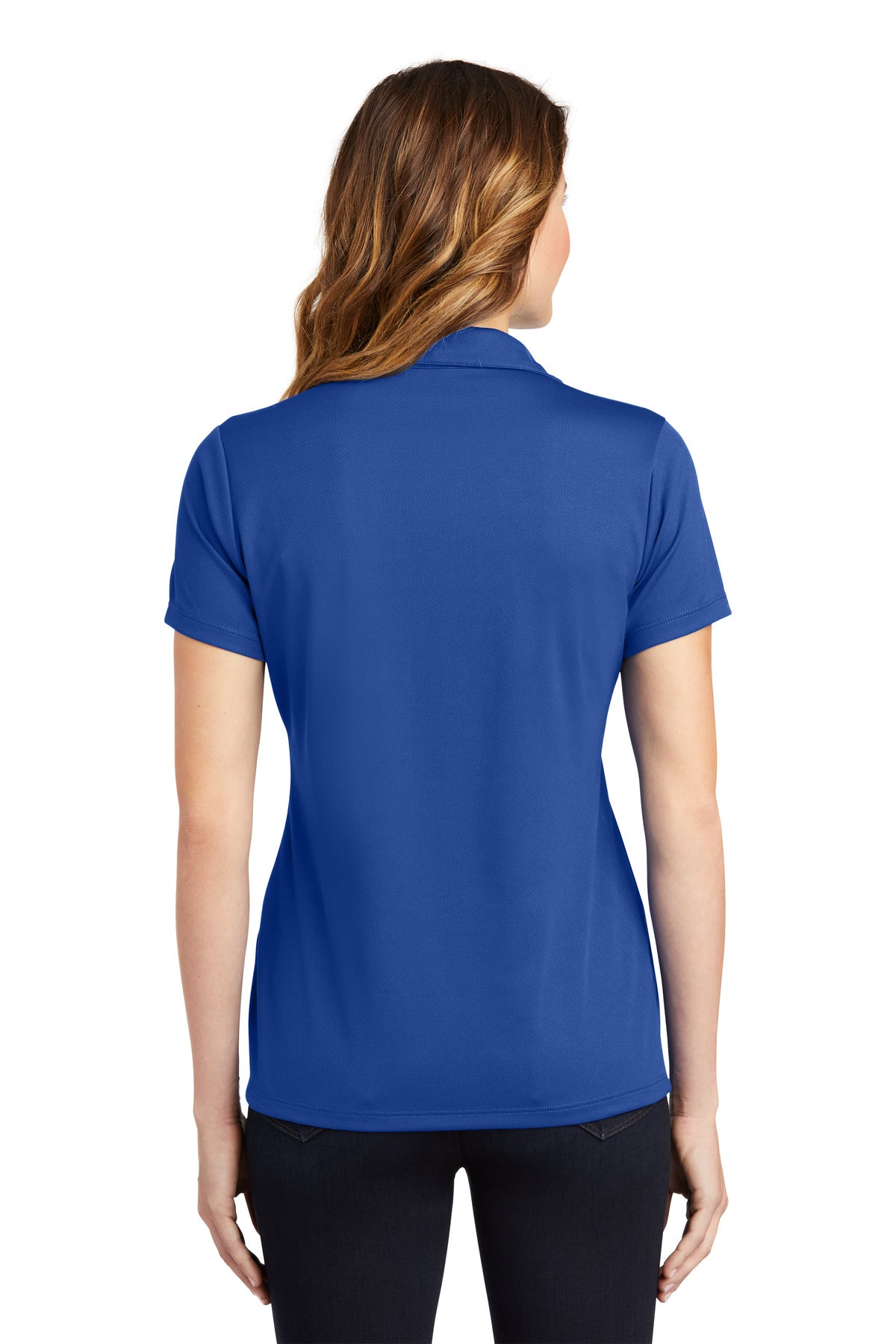 Custom Embroidered Sport-Tek Women's PosiCharge RacerMesh Polo. LST640,True Royal