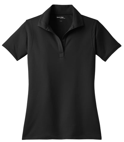 Sport-Tek Women's Micropique Sport-Wick Polo. LST650 Black
