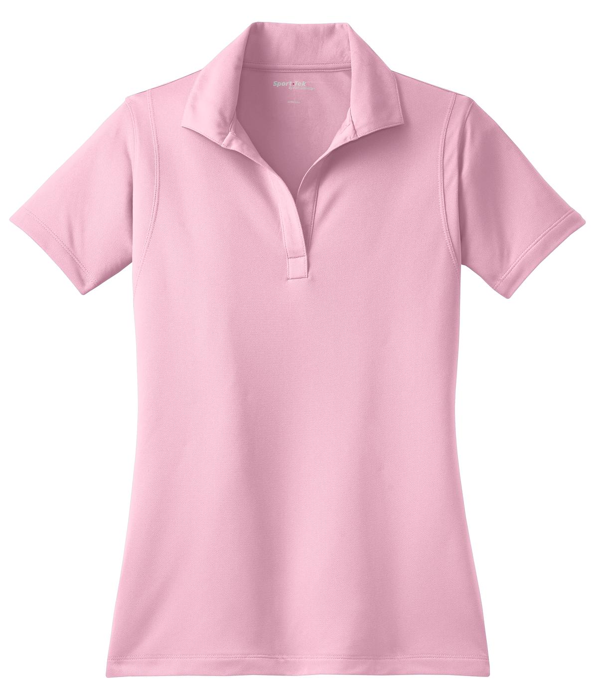 Sport-Tek Women's Micropique Sport-Wick Polo. LST650 Light Pink