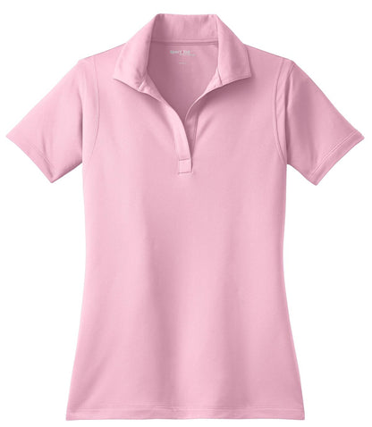 Sport-Tek Women's Micropique Sport-Wick Polo. LST650 Light Pink