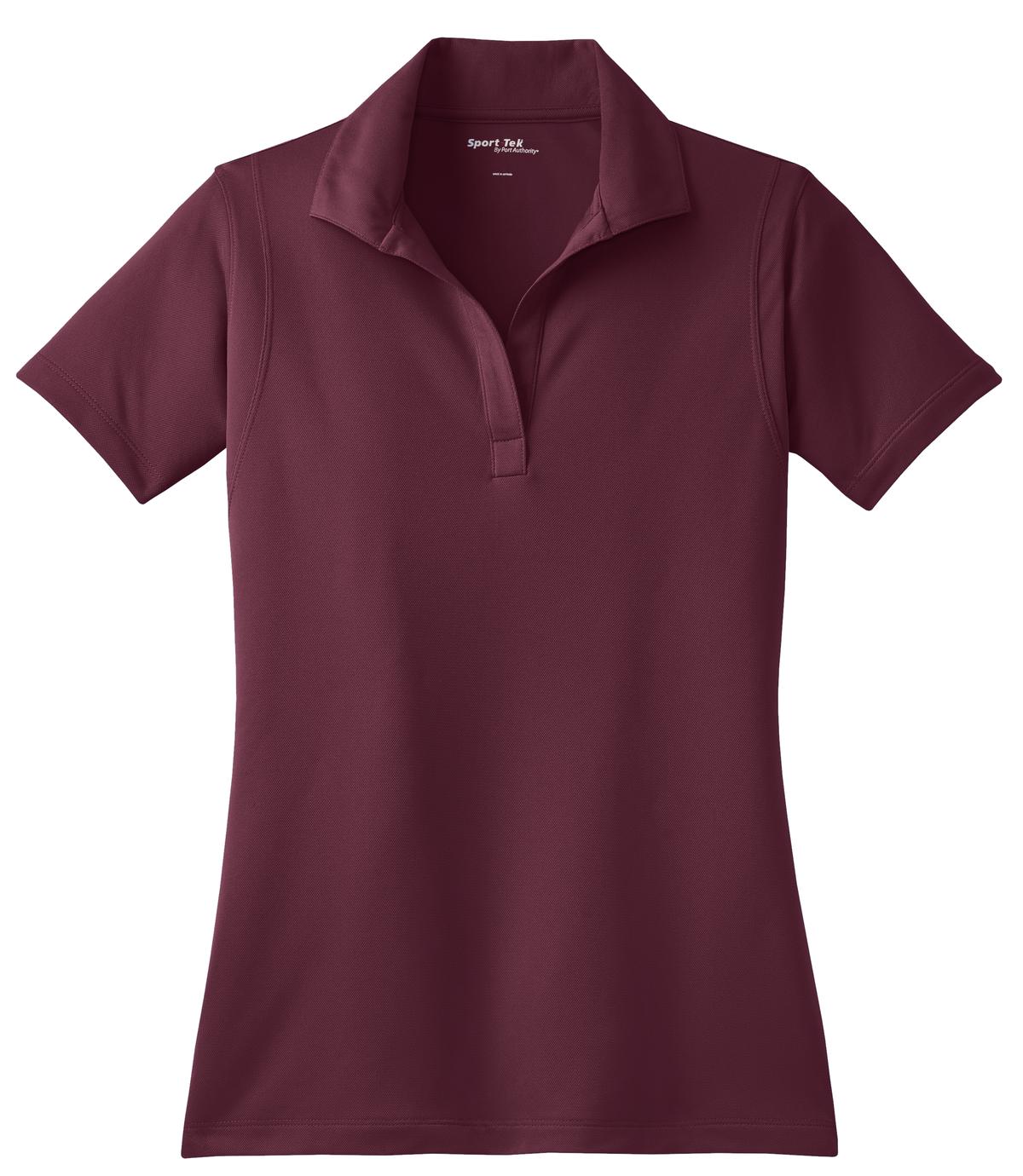 Sport-Tek Women's Micropique Sport-Wick Polo. LST650 Maroon