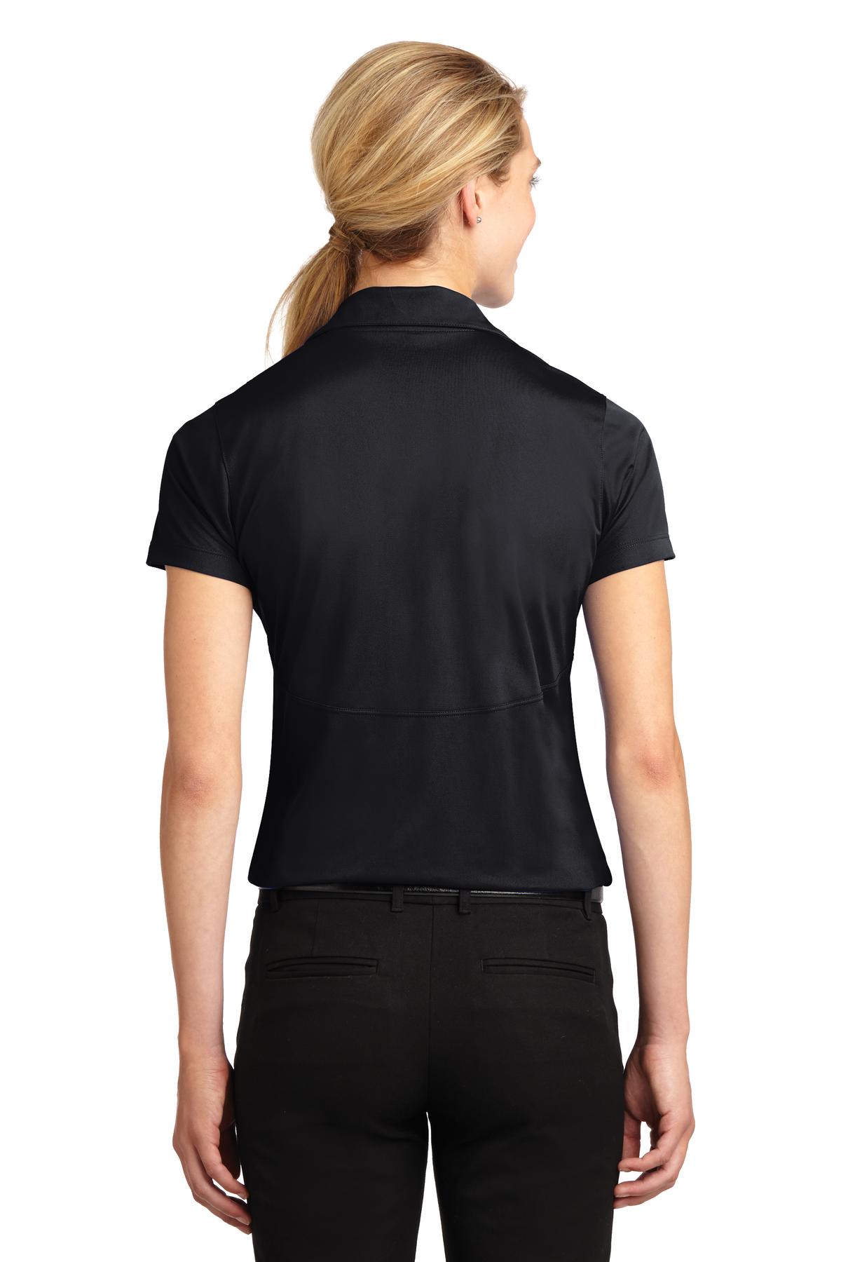 Custom Embroidered Sport-Tek Women's Micropique Sport-Wick Polo. LST650,Black